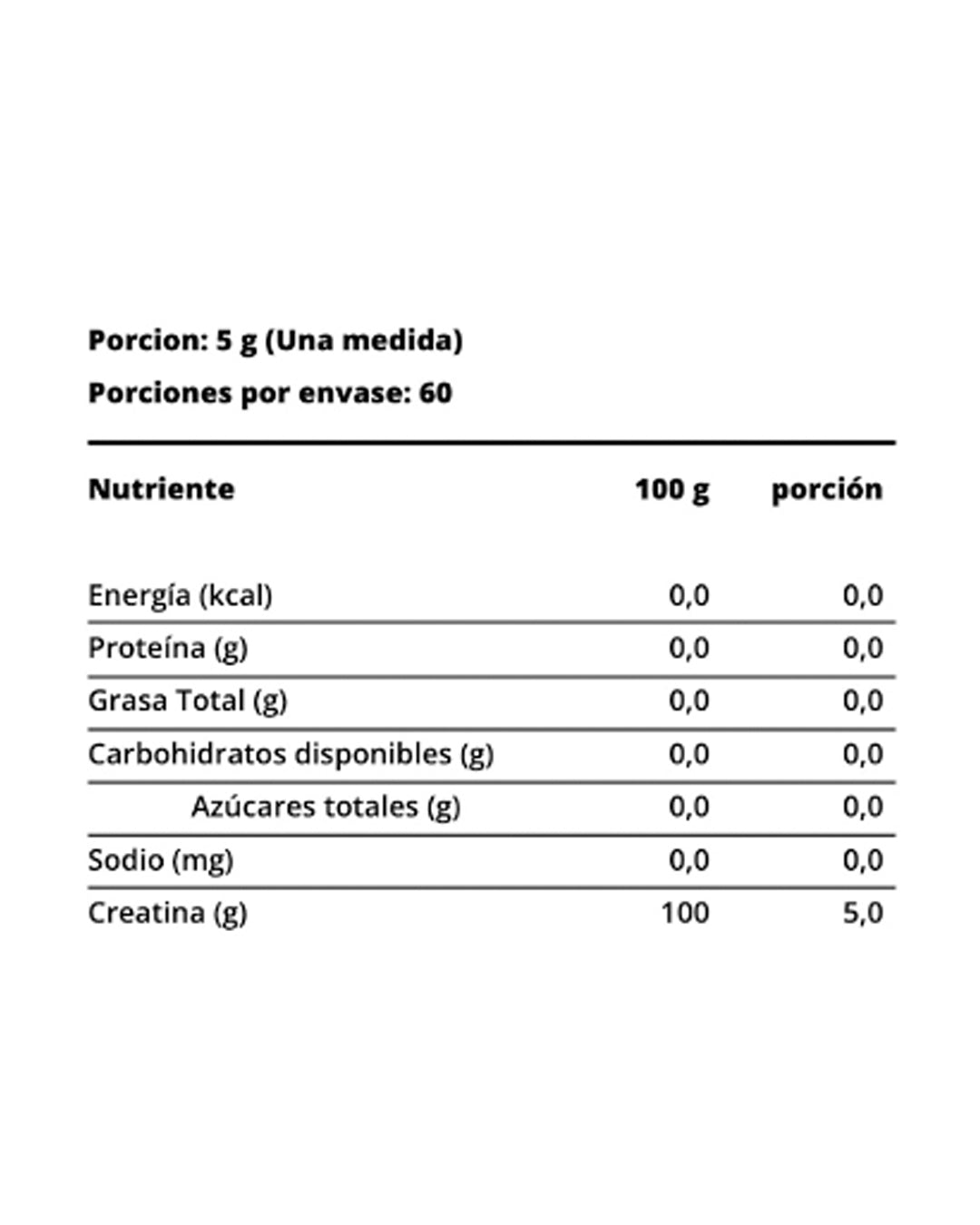 SPARTAN CREATINA 330GR