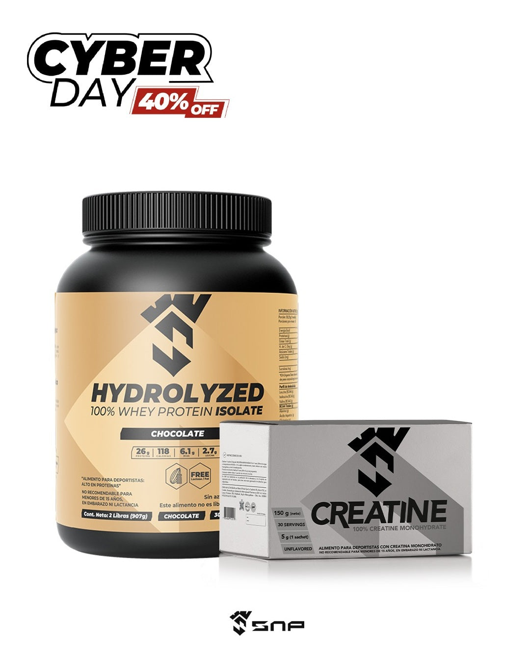 WHEY PROTEIN HYDROLYZED + SACHET CREATINA GRATIS