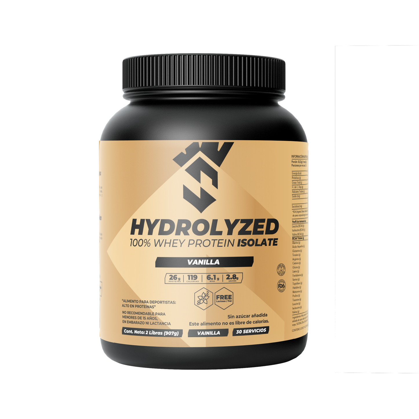 SPARTAN WHEY PROTEINA HIDROLIZADA 907 GRS - 2 SABORES