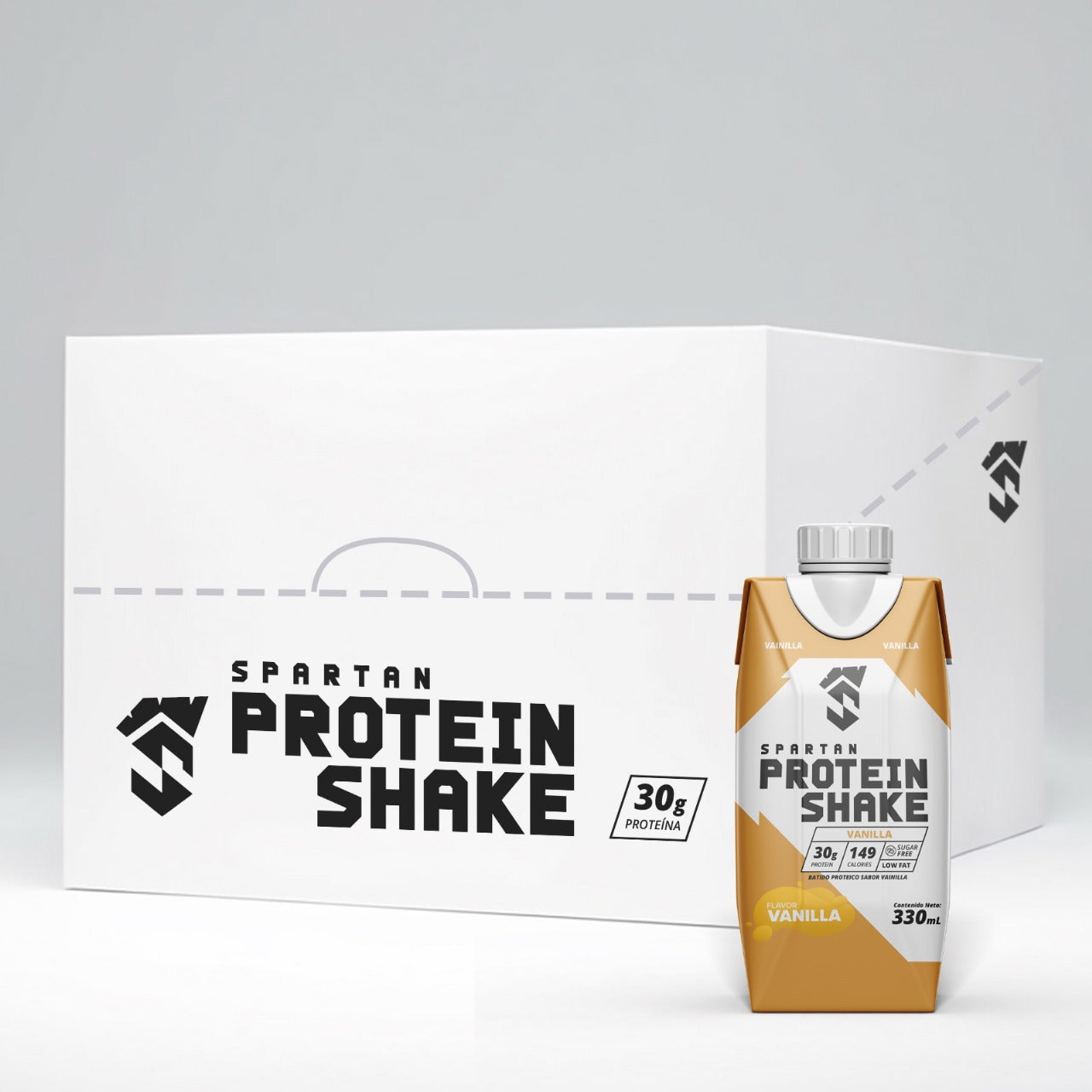 Bebida Proteína Shake SNP Vainilla – Pack 18 Unidades 330ml