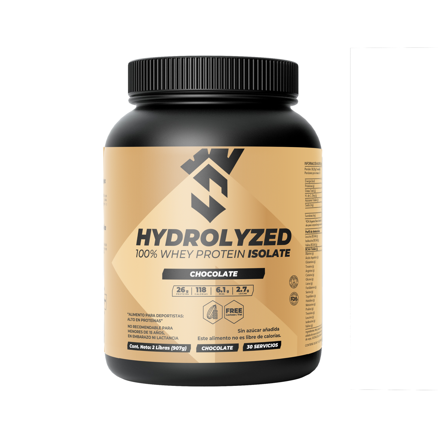 SPARTAN WHEY PROTEINA HIDROLIZADA 907 GRS - 2 SABORES