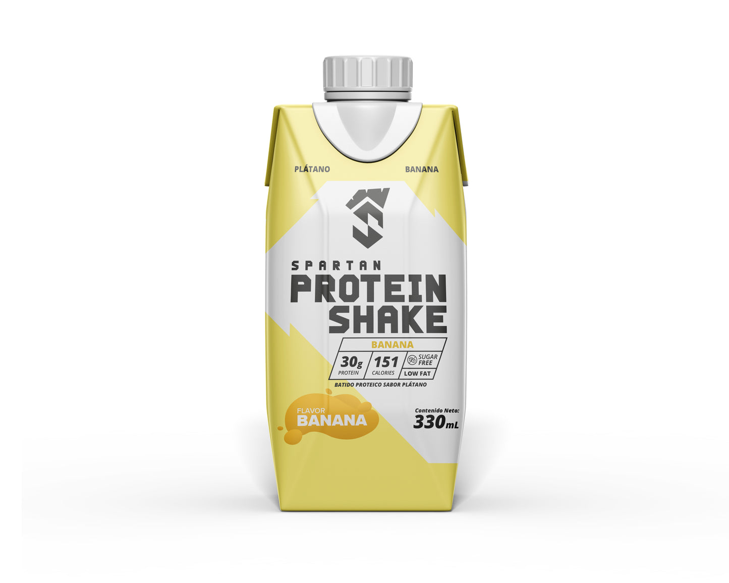 Bebida Proteína Shake SNP Banana – Pack 18 Unidades 330ml