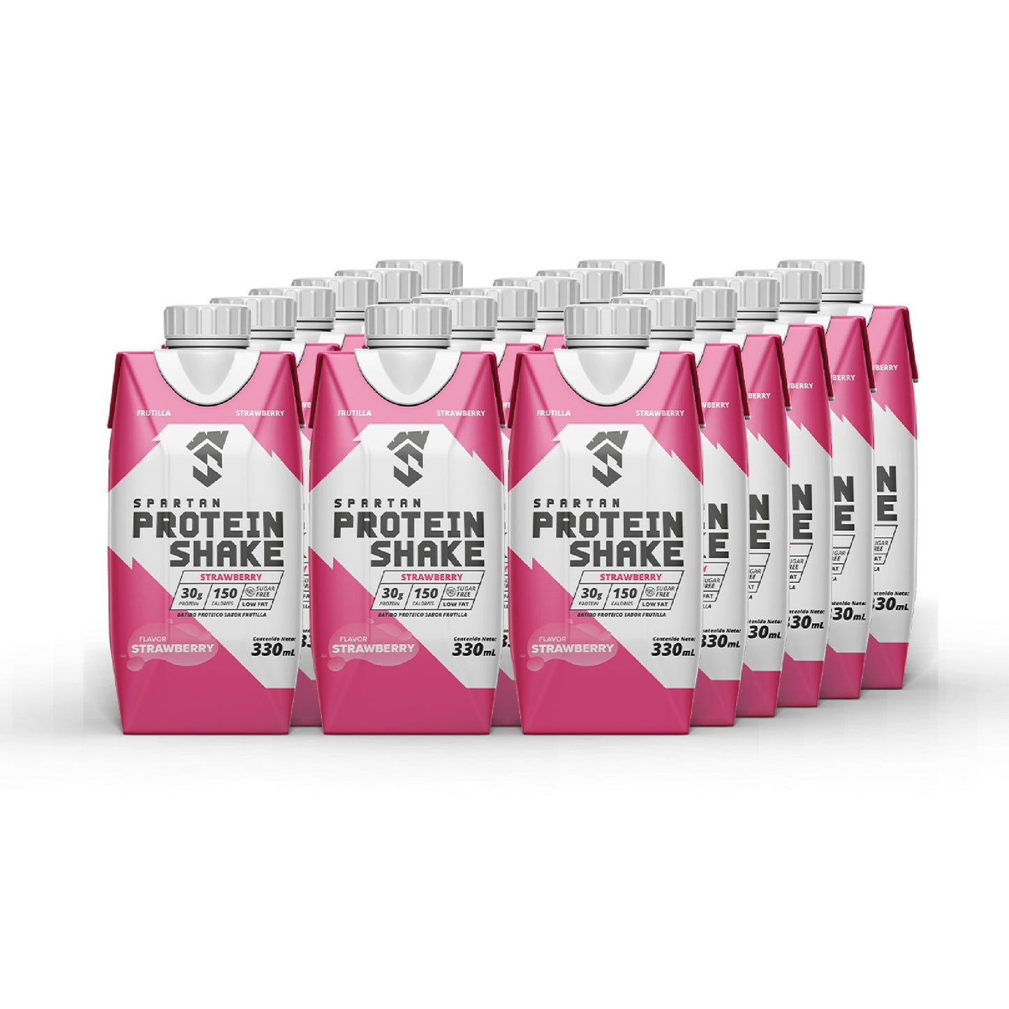 PACK 18U PROTEIN SHAKE FRUTILLA